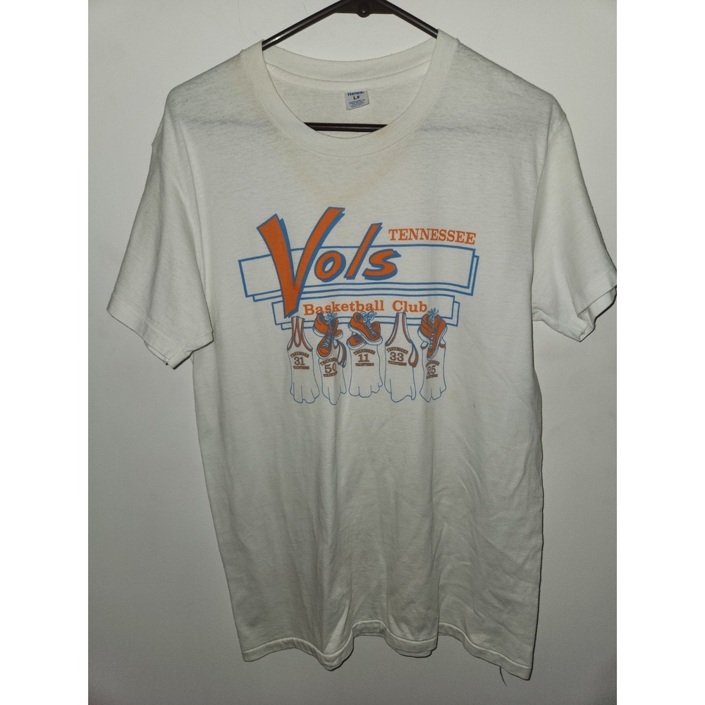 Vintage 80s Tennessee Vols Basketball Club 1988-1989 Size Large UT Volunteers